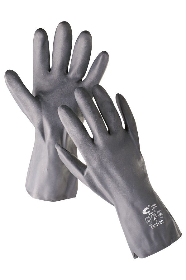 RUKAVICE PRACOVNÍ ARGUS vel. 8 - 11 neopren - chemické produkt 94103056M