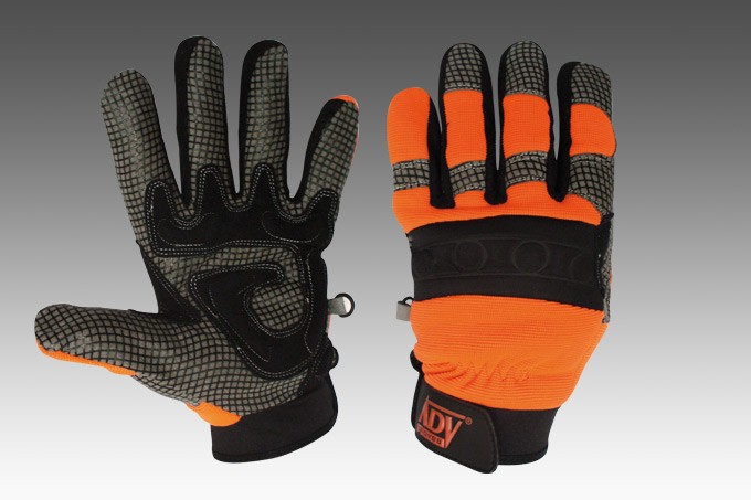 RUKAVICE PRACOVNÍ ADV TOPA - oranžové vel.10 kombi Doprodej produkt 94112538