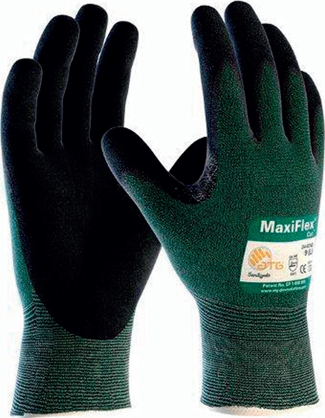 RUKAVICE PRACOVNÍ MaxiFlex Cut proti prořezu (3/B) vel. 5 - 12 polomáčené, nitril produkt 94113532M
