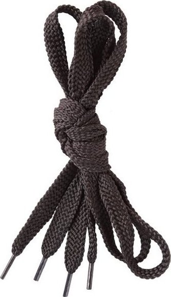 Tkaničky do obuvi, ploché, černé, 110 cm produkt 94554451