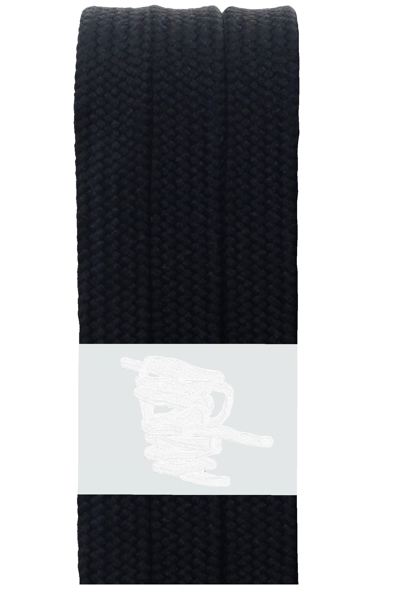 Tkaničky do obuvi, ploché, černé produkt 94554457M