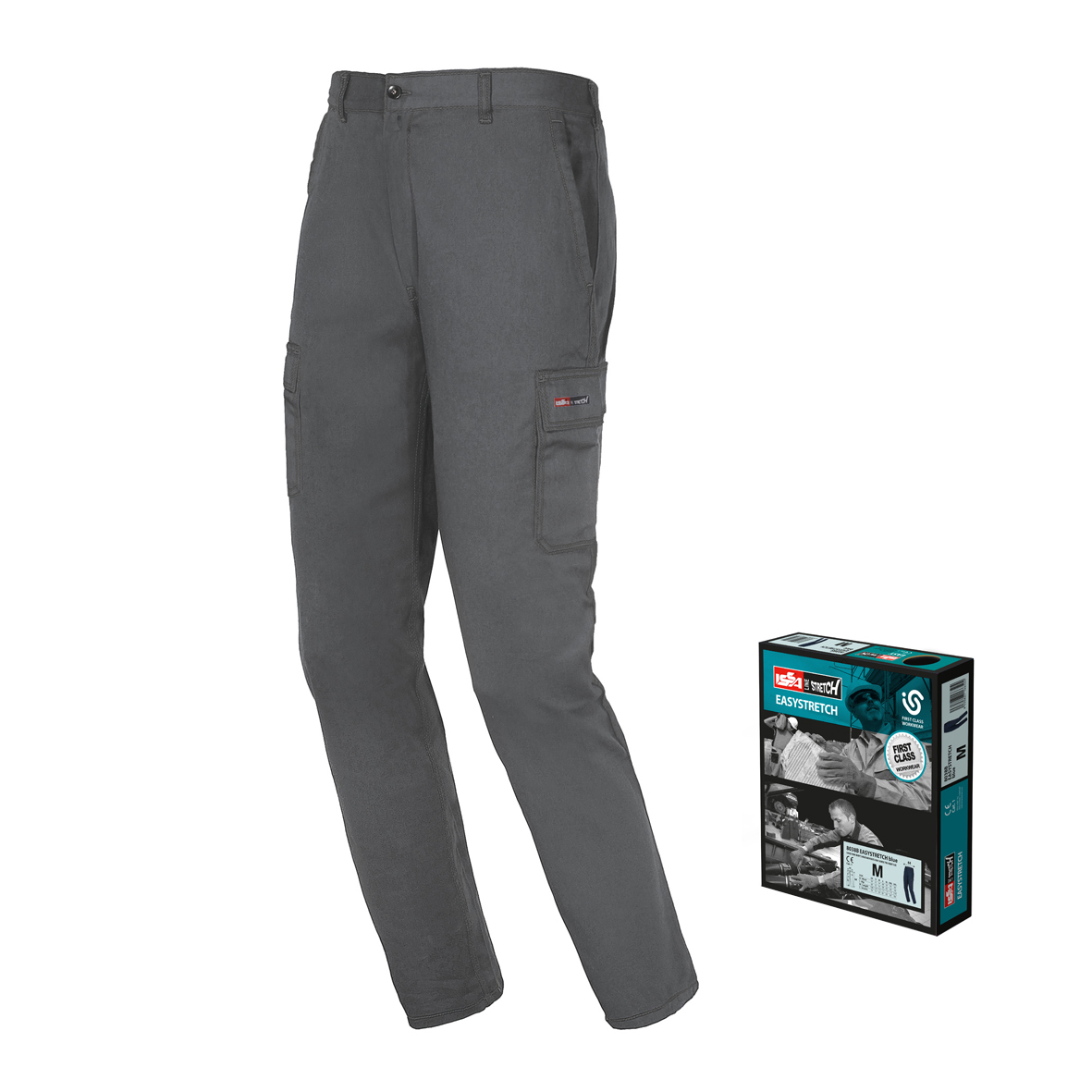 KALHOTY PRACOVNÍ  EASY STRETCH šedé  vel. S - 3XL produkt 94673080M