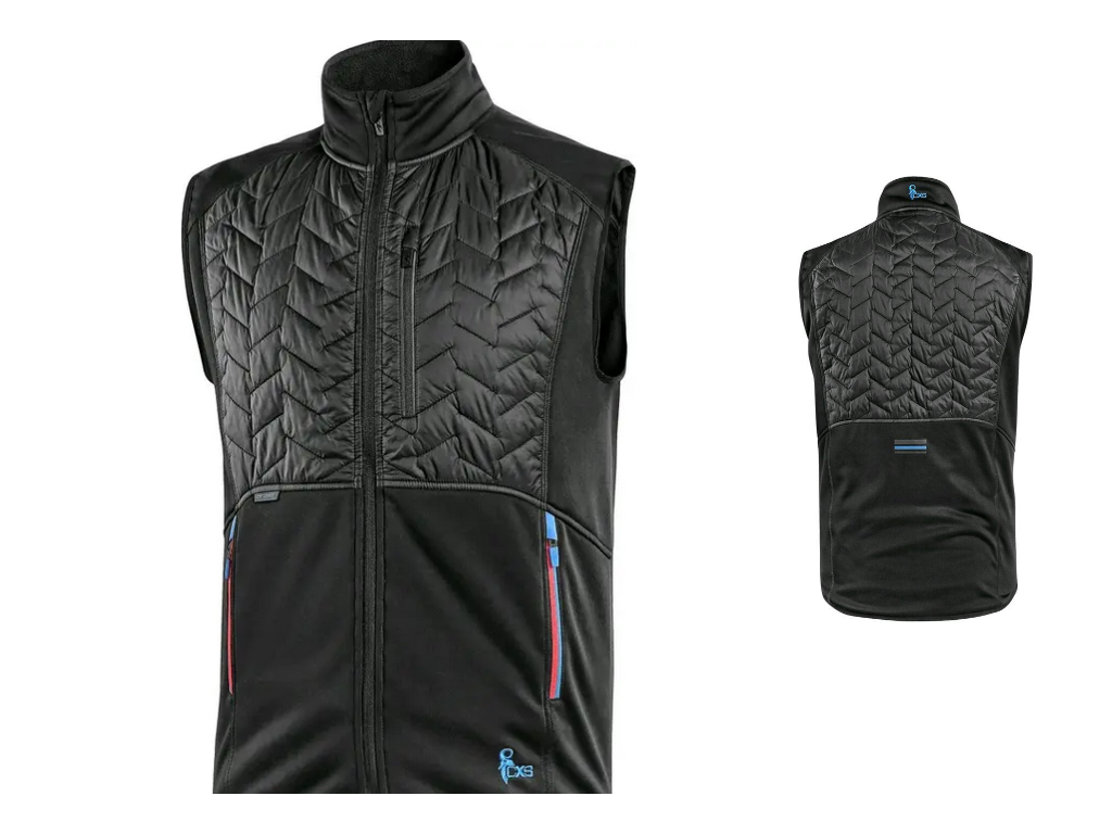 VESTA CXS LEONIS, ČERNÁ S HV MODRO/ČERVENÝMI DOPLŇKY vel.S-3XL produkt 94675620M