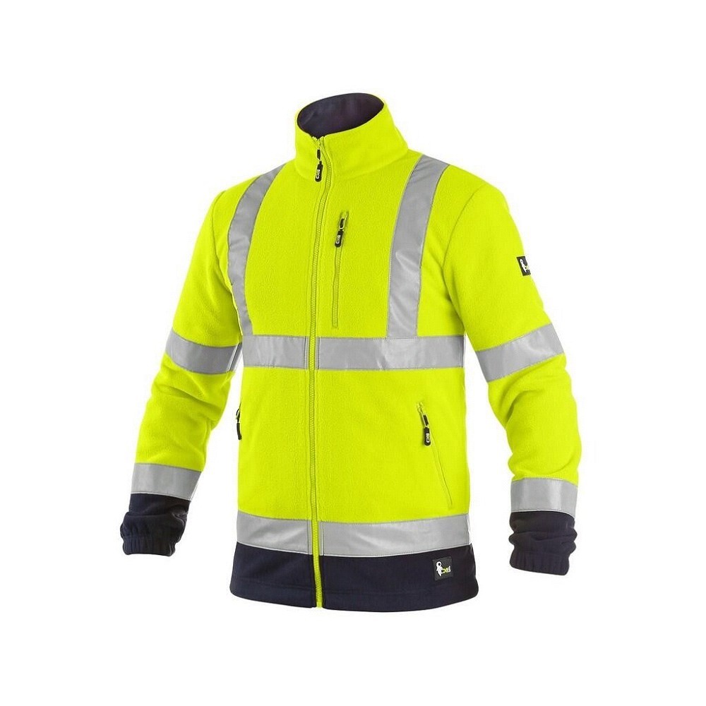 MIKINA REFLEXNÍ PRESTON fleece, žluto - modrá vel.S-3XL produkt 94677307M