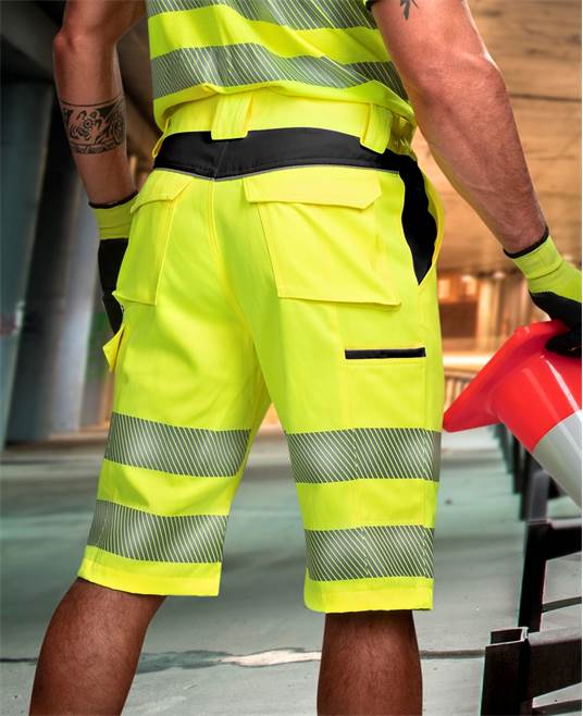 BERMUDY REFLEXNÍ SIGNAL žluto-černé vel.44-66 produkt 94683196M