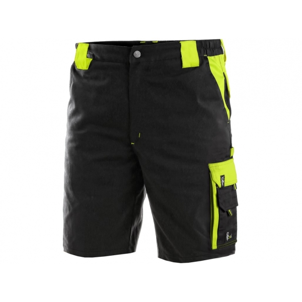 BERMUDY PRACOVNÍ BRIGHTON černo-žluté produkt 94686362M