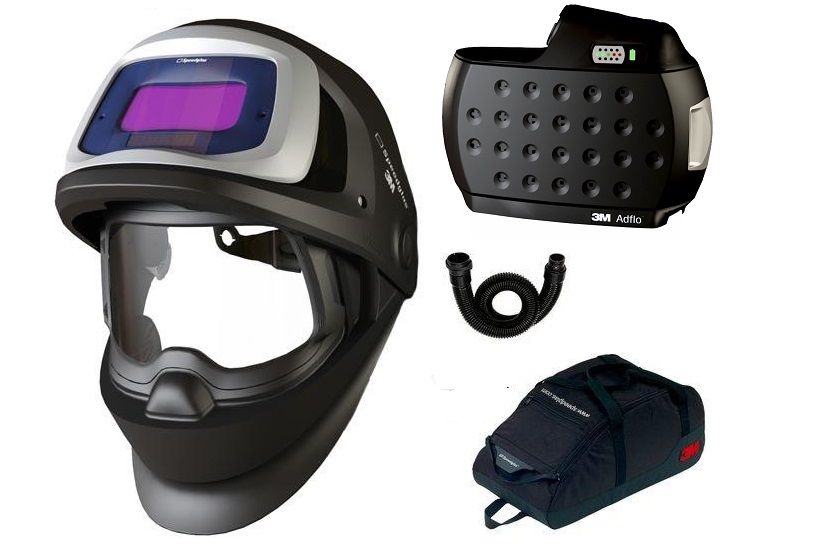 KUKLA Speedglas™ 9100 FX AIR, kazetou 9100XXi a jednotkou adflo a brašnou produkt 94713100