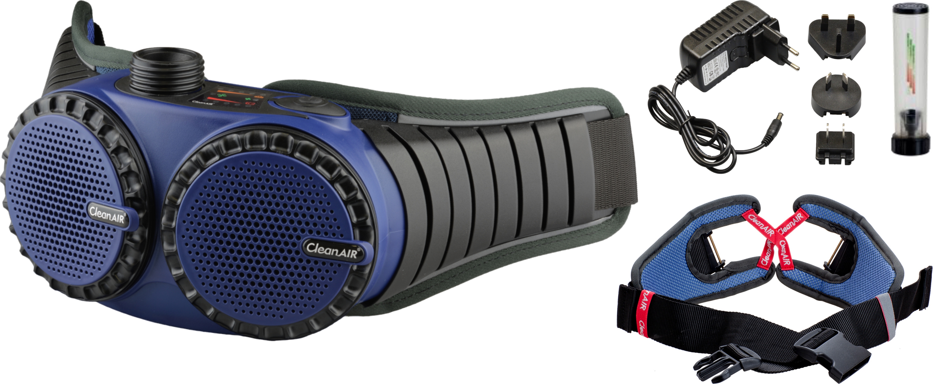 CleanAIR AerGO Filtrační jednotka ke kuklám s HD aku a koženým opasek produkt 94741405 CleanAIR AerGO Filtrační jednotka ke kuklám s HD aku a koženým opasek produkt 94741405