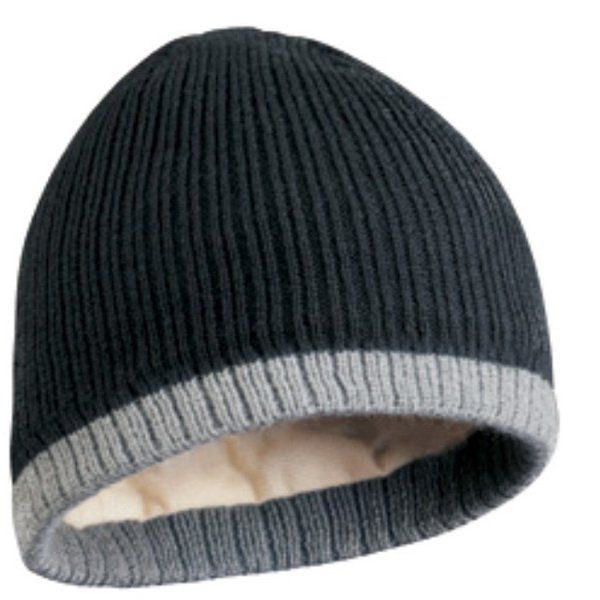 ČEPICE PRACOVNÍ ZIMNÍ OLE pletená s vložkou černo-šedá produkt 94901785