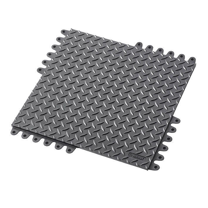 Rohož průmyslová modul 45x45x1,9cm černá pro svářeče - olejivzdorná 100% nitril protiúnavová produkt 95550200