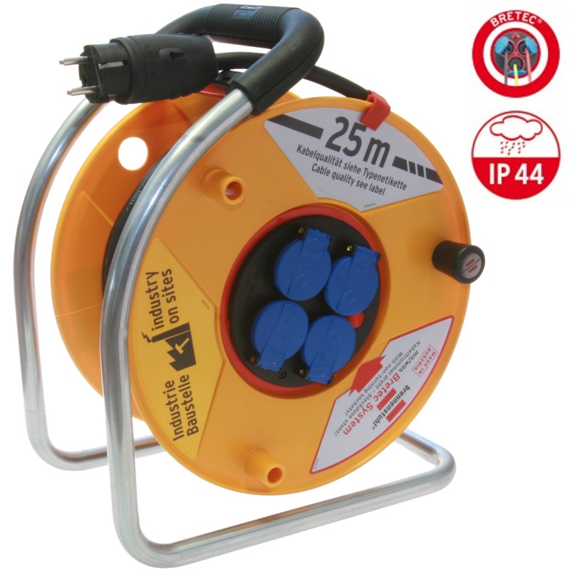 PRODLUŽOVACÍ PLASTOVÝ KABEL BUBEN 25m 2,5mm/16A IP44 produkt 96208985