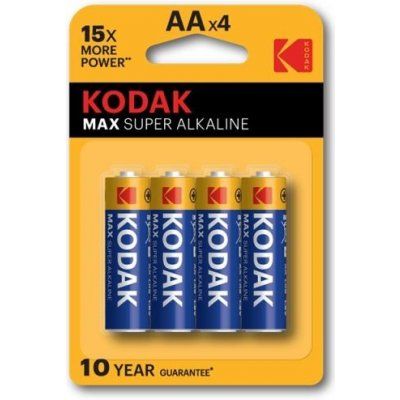 KODAK BATERIE TUŽKOVÁ alkalická 1,5V AA ( 4 ks ) produkt 96501000