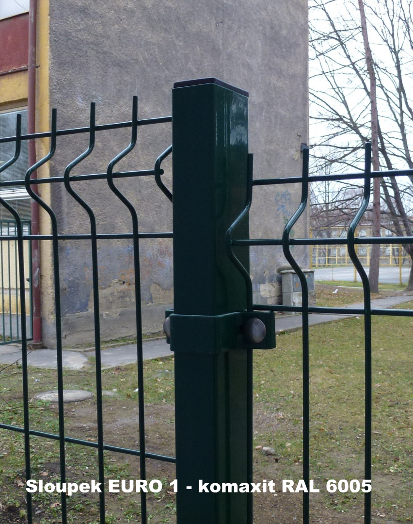 Sloupek EURO 1 pro  panely ze svařovaného pletiva produkt 97001025M
