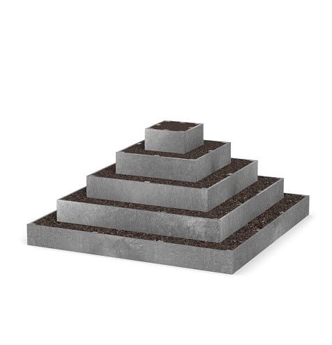 Pyramida na jahody 2x2x1m pětipatrová produkt 97003015
