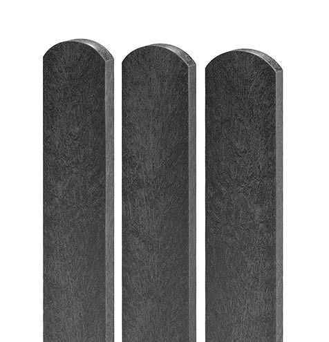 plotovka plastová 78x21, 1,2 m, s půlkulatou hlavou, N černá produkt 97003098