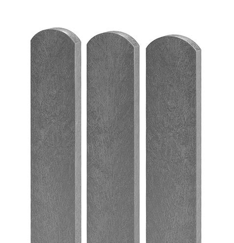 Plotovka plastová 78x21, 1,5 m, s půlkulatou hlavou, šedá produkt 97003133