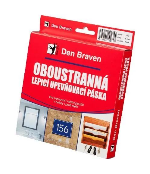OBOUSTRANNÁ LEPÍCÍ PÁSKA 15mmx1mmx5m produkt 97171200
