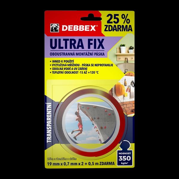 Oboustranná montážní páska ULTRA FIX produkt 97174410