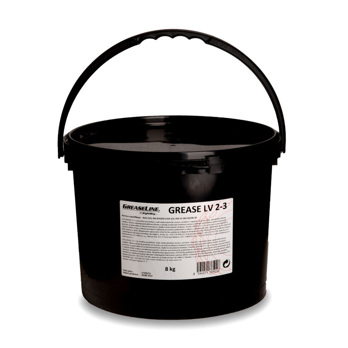 GREASELINE GREASE LV2-3 8kg produkt 97405105