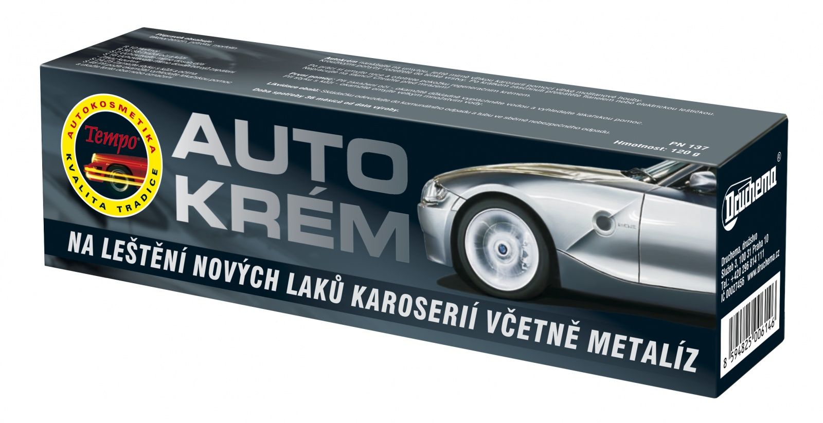TEMPO AUTOKRÉM - nové laky 120g tuba produkt 97406351