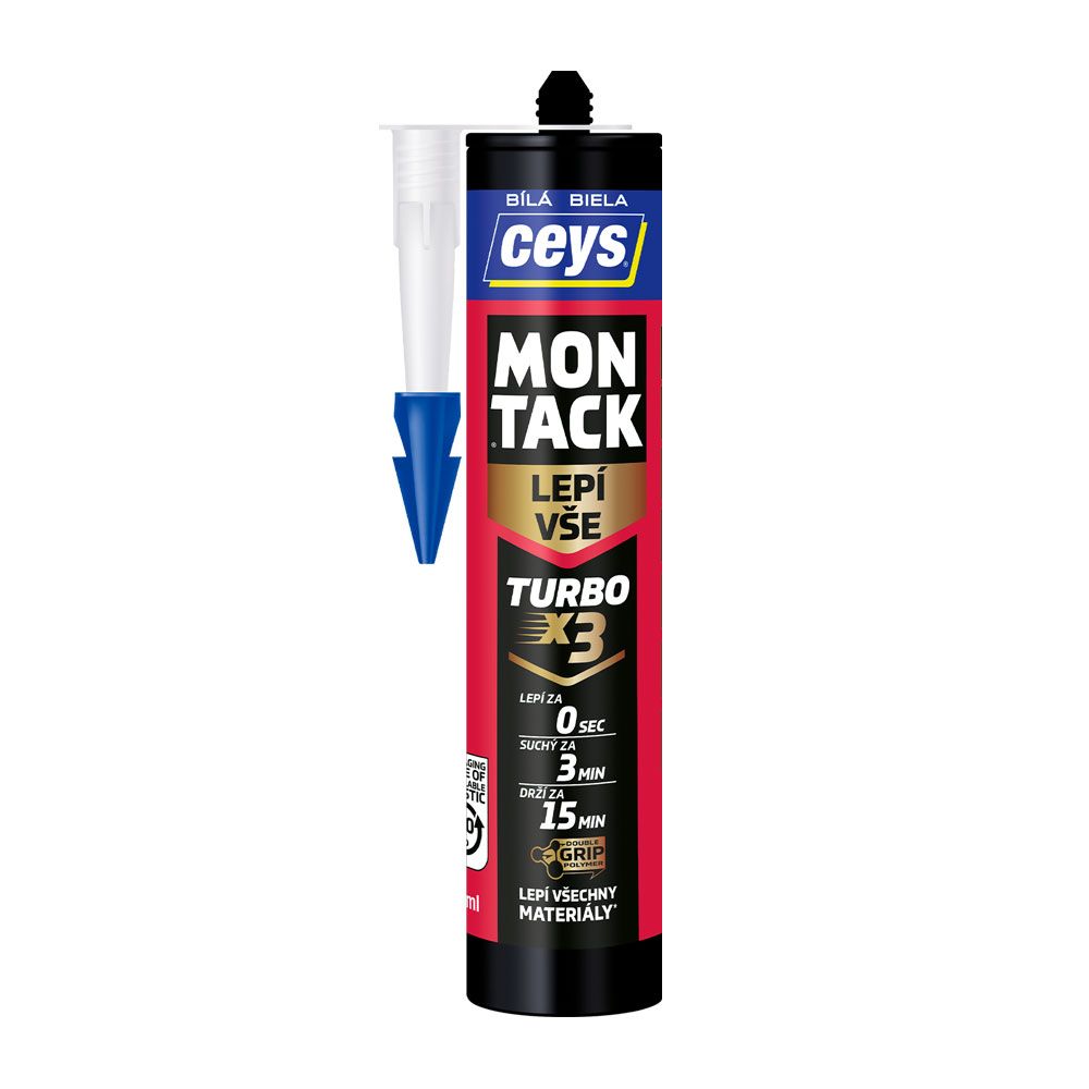 Lepidlo montážní bílé 290ml MONTACK TURBO CEYS produkt 97452510