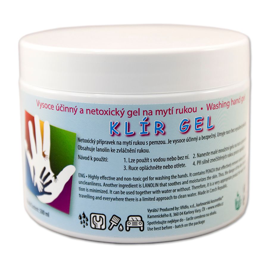 KLÍR GEL - na mytí rukou 500 ml produkt 97905051