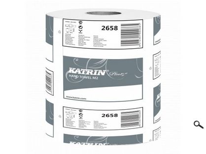 RUČNÍKY PAPÍROVÉ KATRIN Plus M 2 bílé Ø 200 2vrst. produkt 97907386